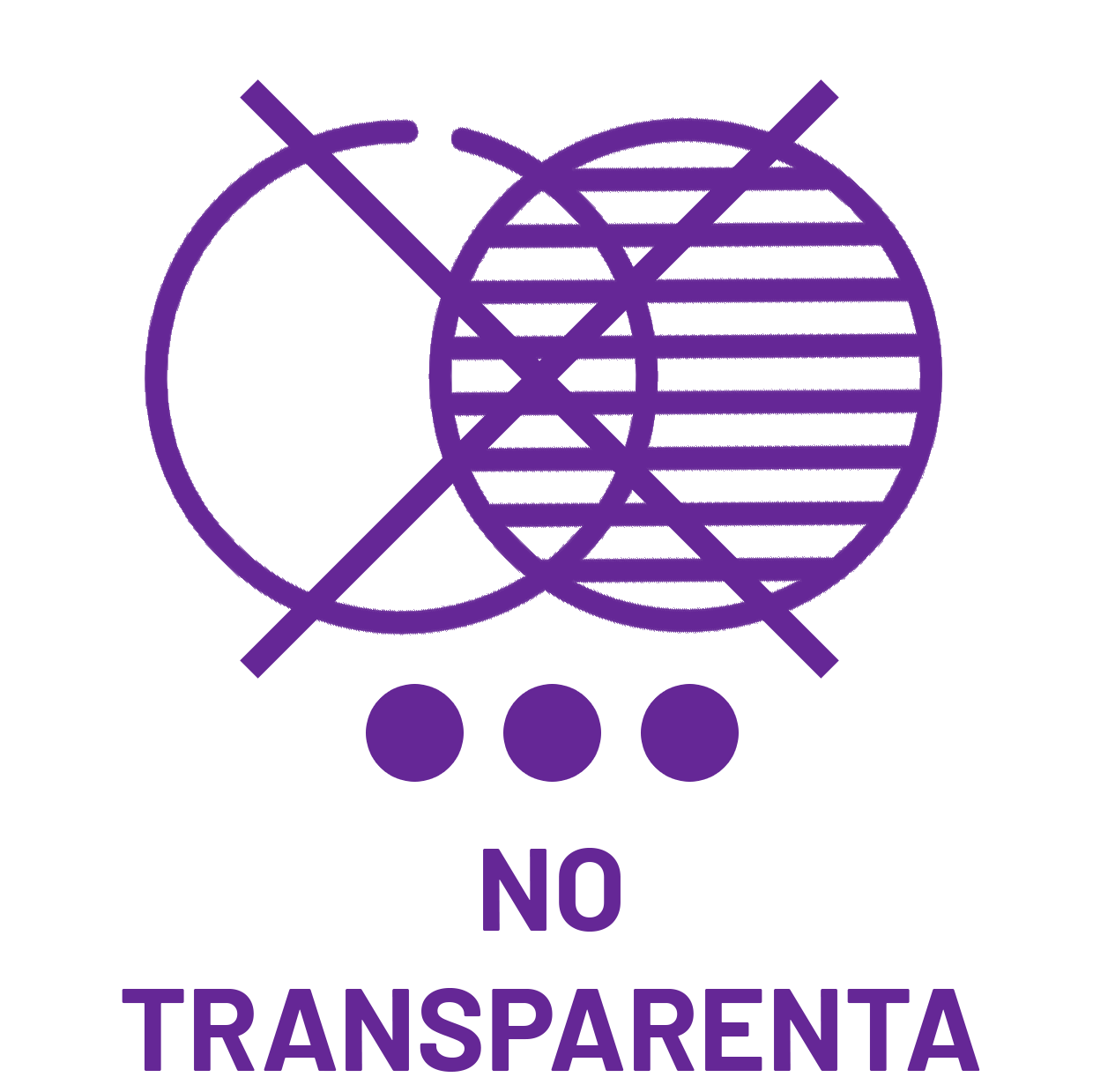 No transparenta